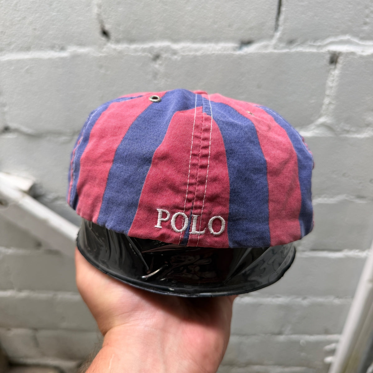 Polo Ralph Lauren 90s vintage colorblock fitted hat
