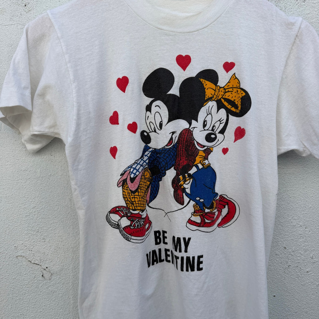 90s Mickey and Minnie Valentine Baby Doll Graphic Tshirt