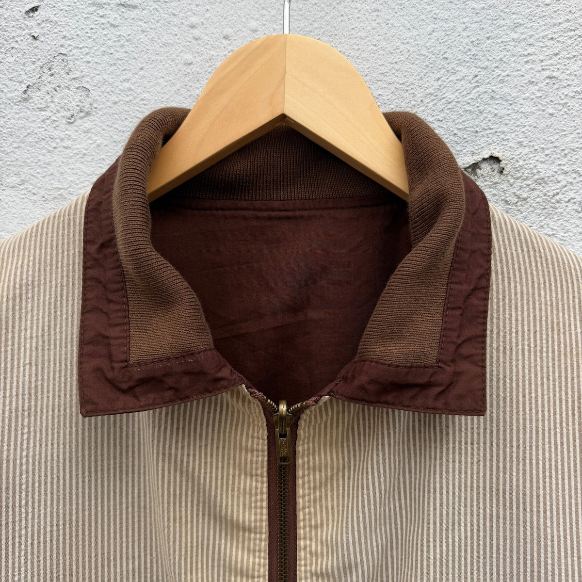 70s Reversible Zipup Bomber Jacket