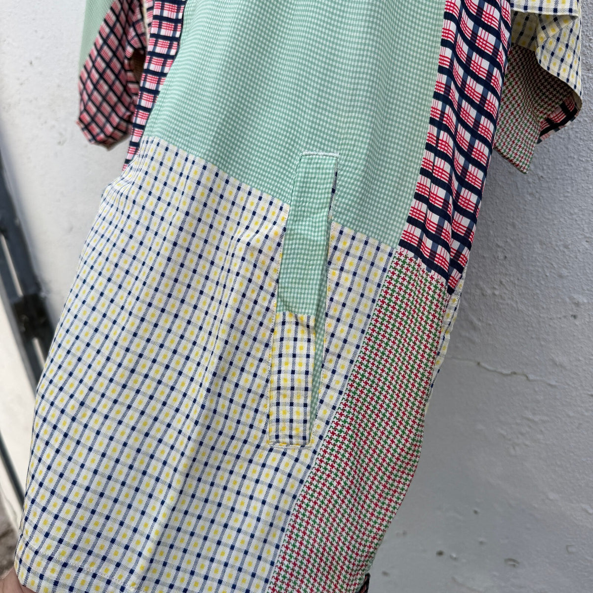 Comme des Garcons Homme AD1997 Patchwork Zipdown Shirt