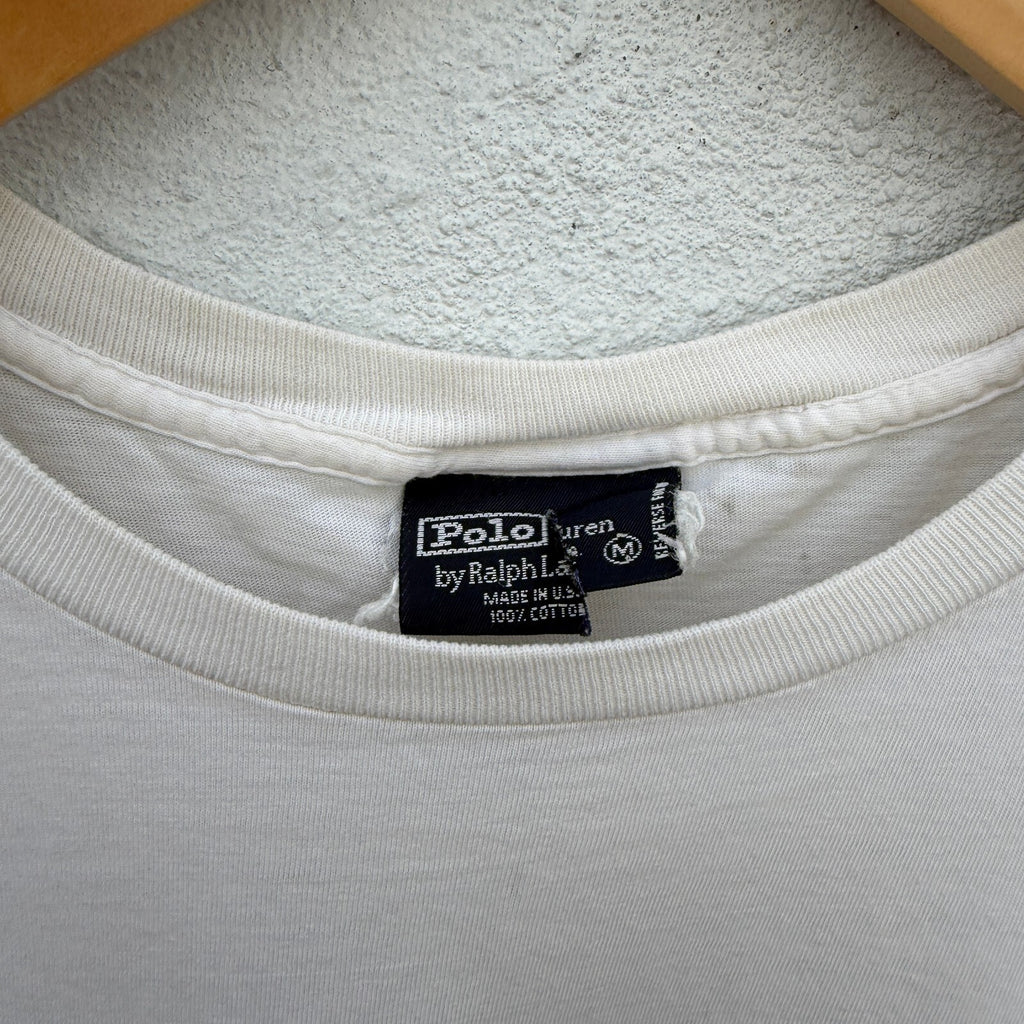 Vintage 90s Polo Ralph Lauren Military Crest Graphic Tshirt