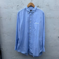 Comme Des Garcons Button Down Blue Dress Shirt