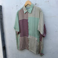 Comme des Garcons Homme AD1997 Patchwork Zipdown Shirt