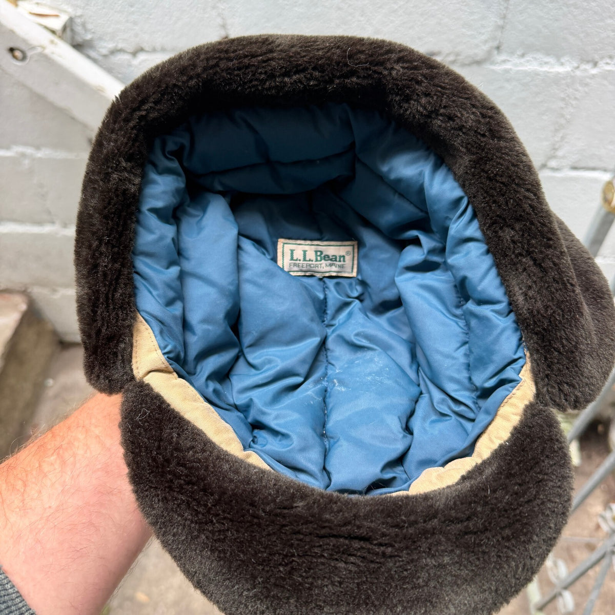 Vintage 90s L.L. Bean Insulated Trapper Hat